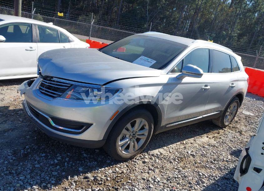 Photo 2 of 2017 Lincoln Mkx PREMIERE (VIN 2LMPJ6JR3HBL14683)