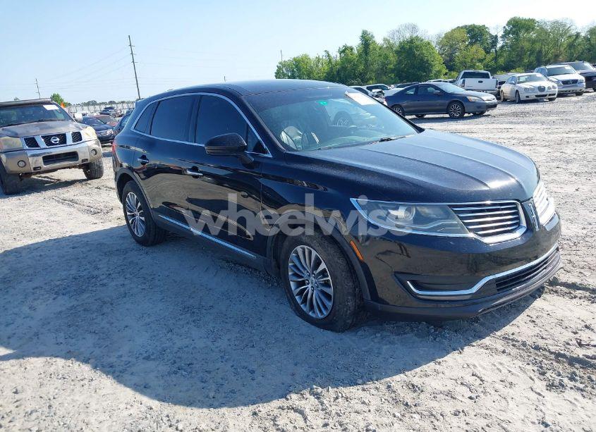 2017 Lincoln Mkx SELECT (VIN 2LMPJ6KR6HBL50835) main photo