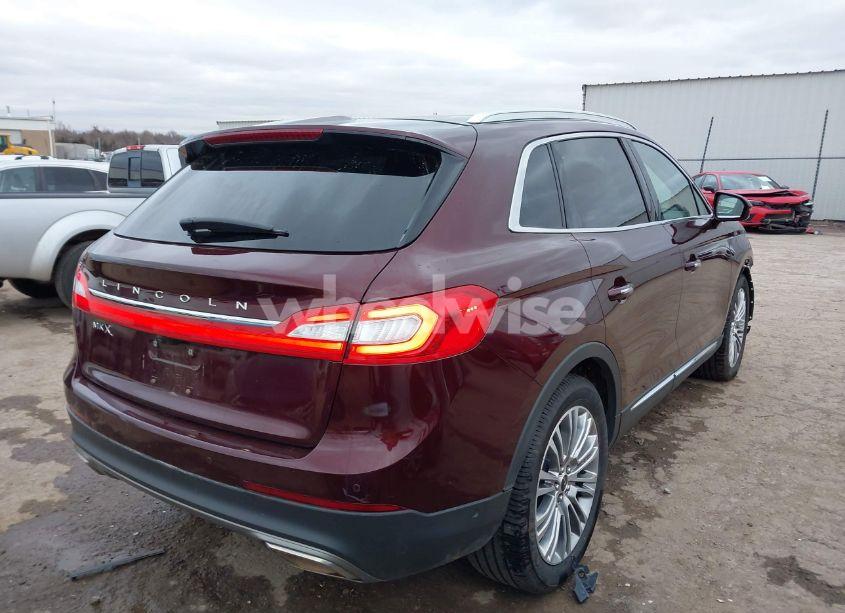 Photo 4 of 2017 Lincoln Mkx RESERVE (VIN 2LMPJ6LR1HBL43659)