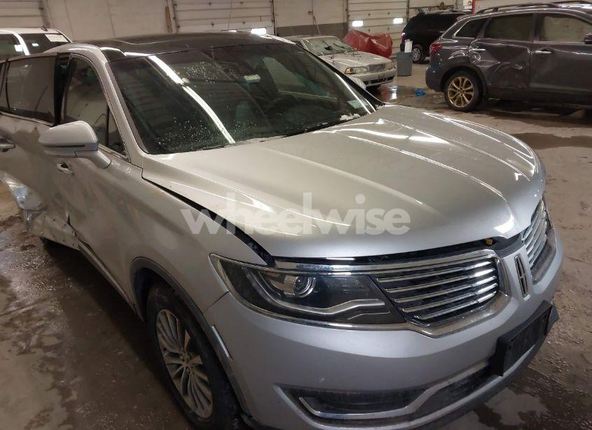2017 Lincoln Mkx SELECT (VIN 2LMPJ8KR5HBL30586) main photo
