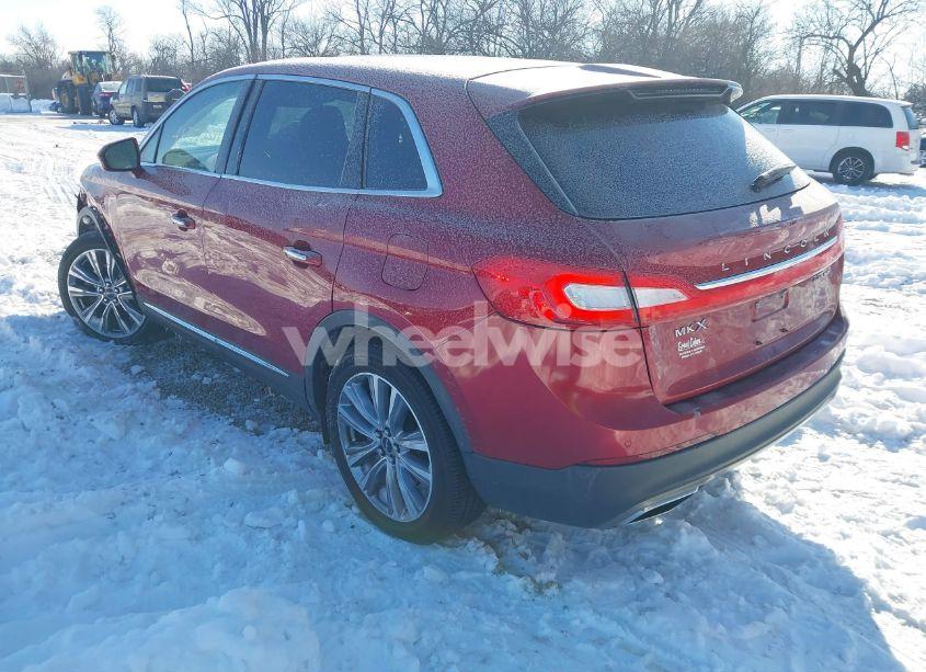Photo 3 of 2017 Lincoln Mkx RESERVE (VIN 2LMPJ8LP8HBL25430)