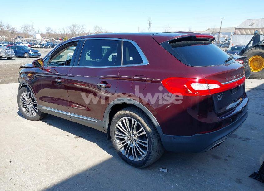Photo 3 of 2017 Lincoln Mkx RESERVE (VIN 2LMPJ8LR3HBL25272)