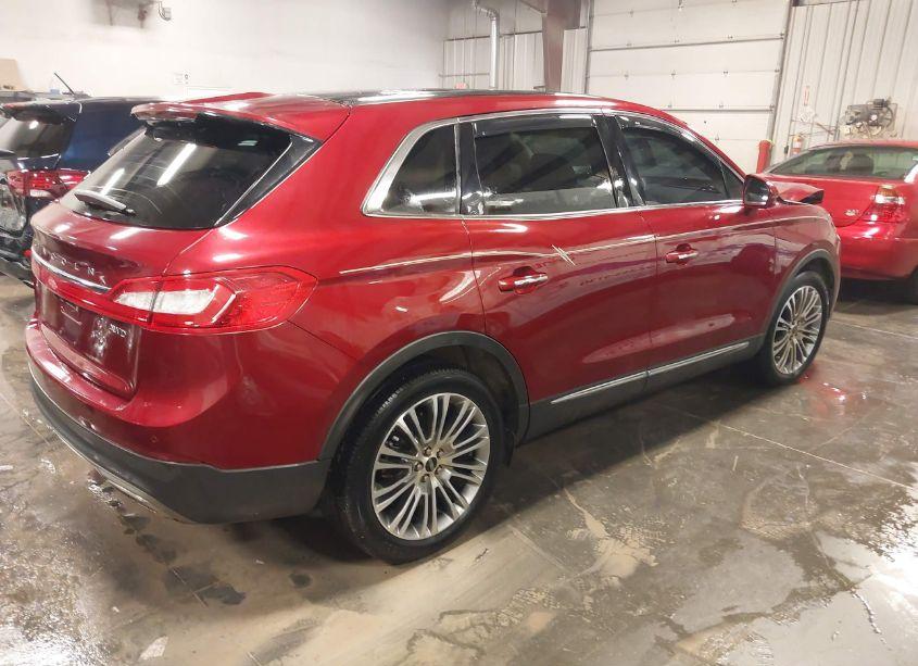 Photo 4 of 2017 Lincoln Mkx RESERVE (VIN 2LMPJ8LR9HBL34333)