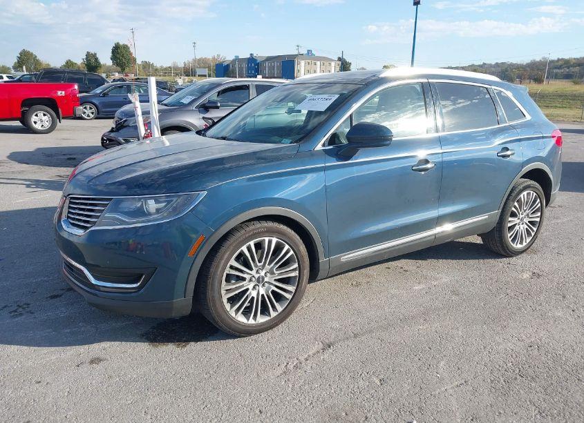 Photo 2 of 2016 Lincoln Mkx RESERVE (VIN 2LMTJ6LR2GBL76456)
