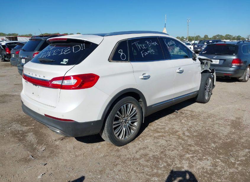 Photo 4 of 2016 Lincoln Mkx RESERVE (VIN 2LMTJ6LR3GBL67894)