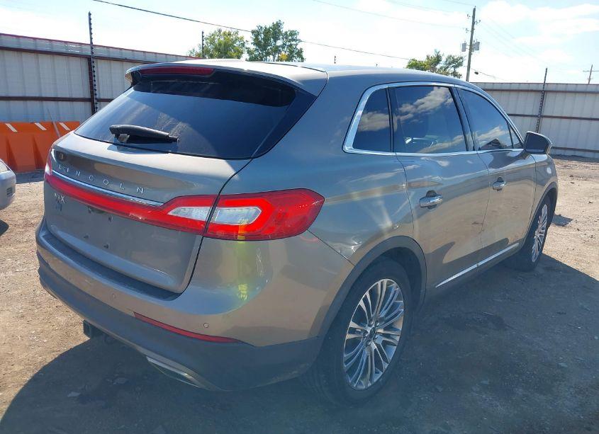 Photo 4 of 2016 Lincoln Mkx RESERVE (VIN 2LMTJ6LRXGBL20619)