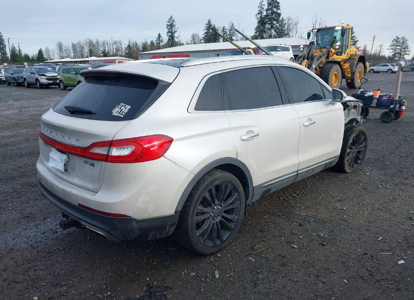 Photo 4 of 2016 Lincoln Mkx RESERVE (VIN 2LMTJ8LP9GBL50818)