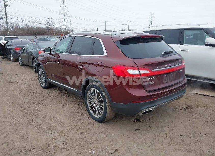 Photo 3 of 2016 Lincoln Mkx RESERVE (VIN 2LMTJ8LR1GBL83345)