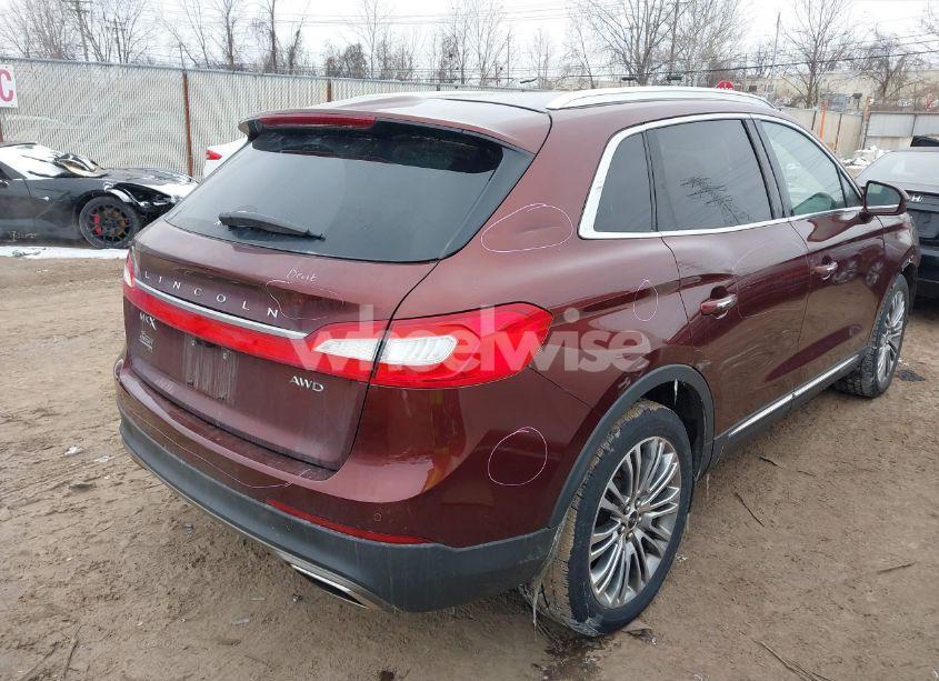 Photo 4 of 2016 Lincoln Mkx RESERVE (VIN 2LMTJ8LR1GBL83345)