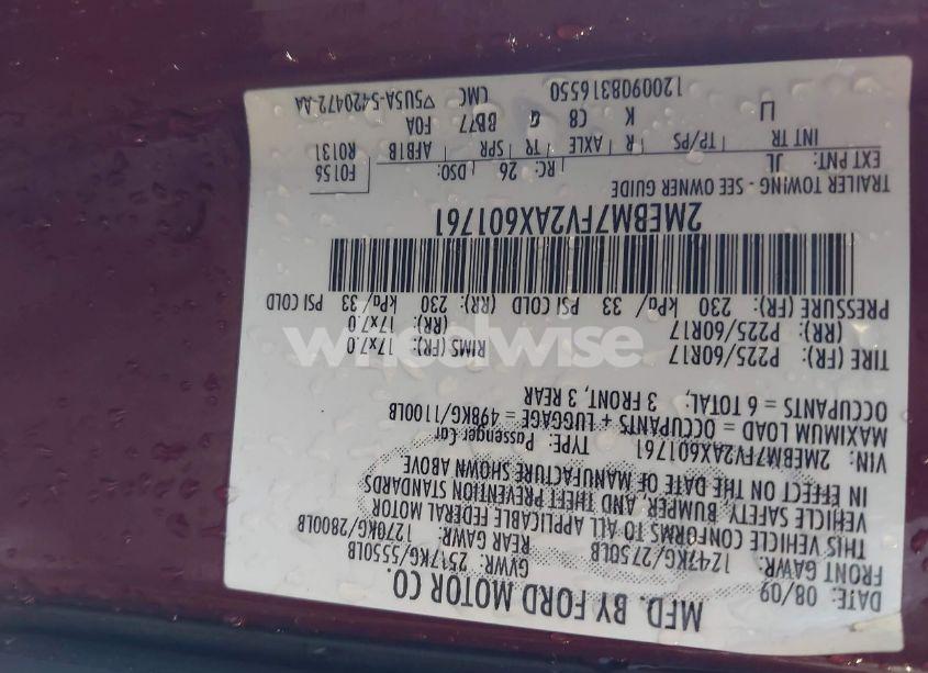 Photo 9 of 2010 Mercury Grand MARQUIS LS (FLEET ONLY) (VIN 2MEBM7FV2AX601761)