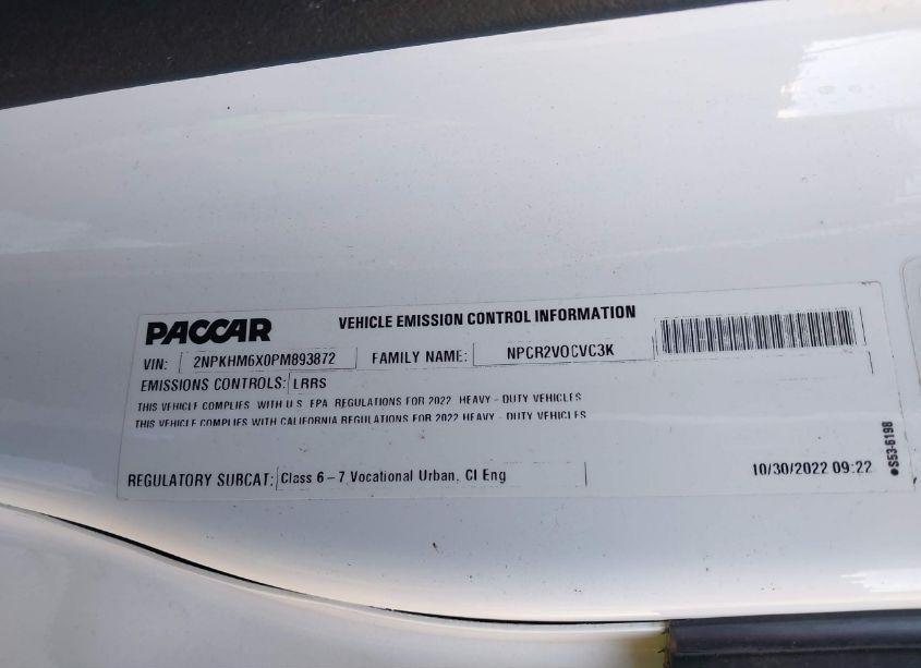 Photo 8 of 2023 Peterbilt 536 N/A (VIN 2NPKHM6X0PM893872)