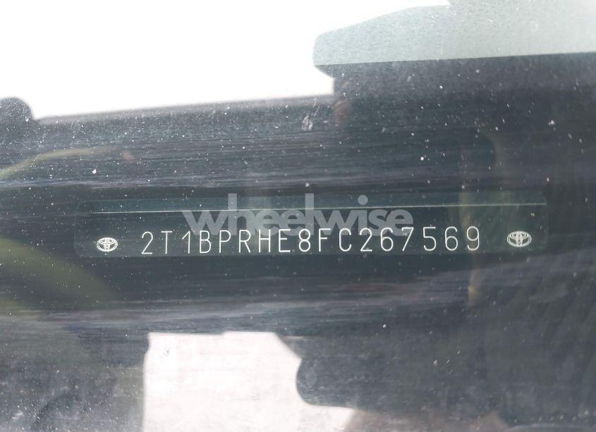 Photo 9 of 2015 Toyota Corolla LE ECO (VIN 2T1BPRHE8FC267569)