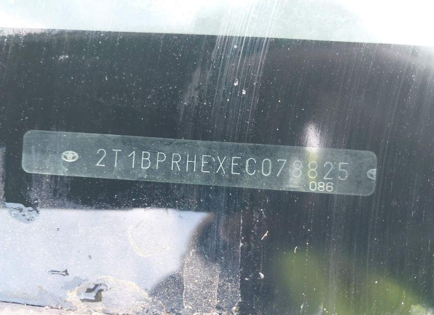 Photo 17 of 2014 Toyota Corolla LE ECO (VIN 2T1BPRHEXEC078825)