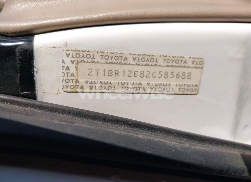 Photo 9 of 2002 Toyota Corolla LE (VIN 2T1BR12E82C585688)