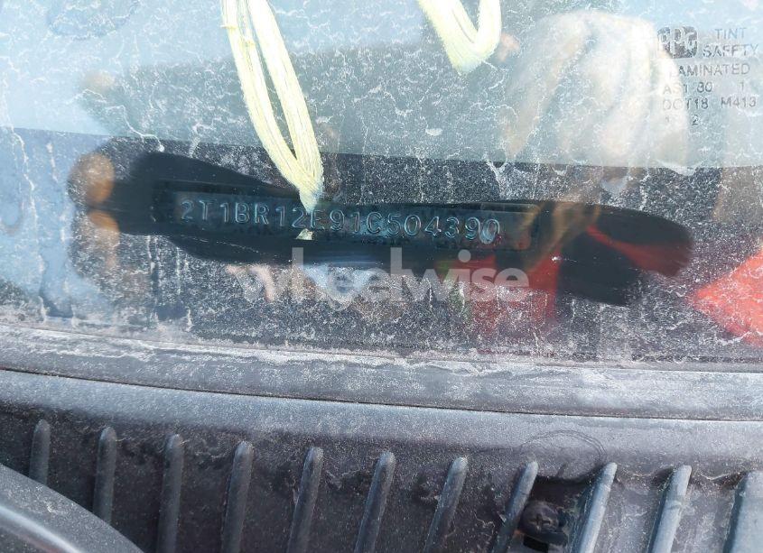 Photo 9 of 2001 Toyota Corolla LE (VIN 2T1BR12E91C504390)