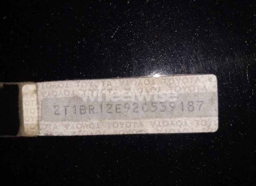 Photo 17 of 2002 Toyota Corolla LE (VIN 2T1BR12E92C539187)