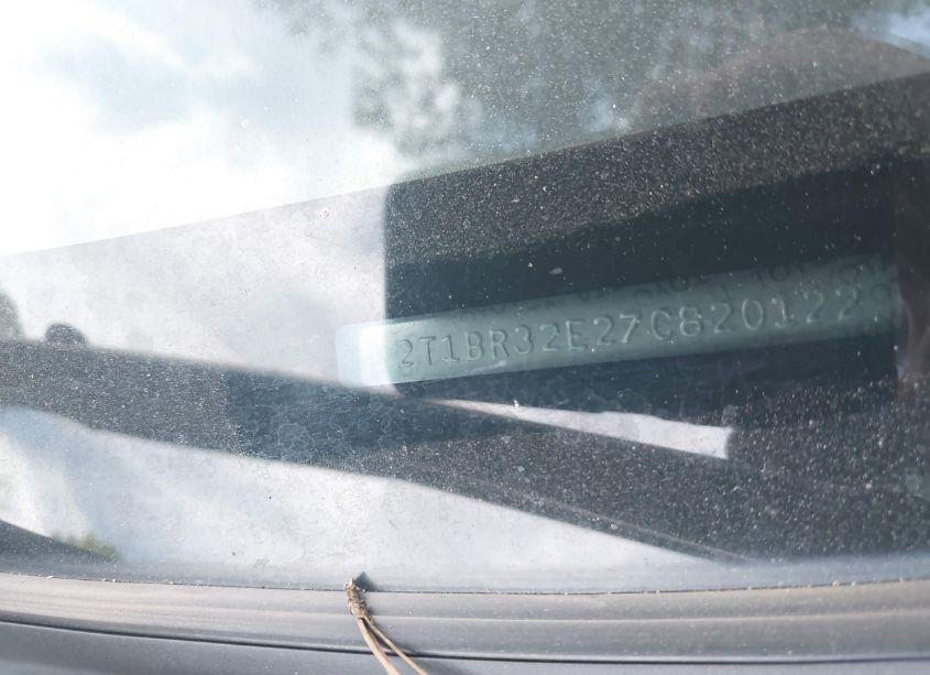 Photo 9 of 2007 Toyota Corolla S (VIN 2T1BR32E27C820122)