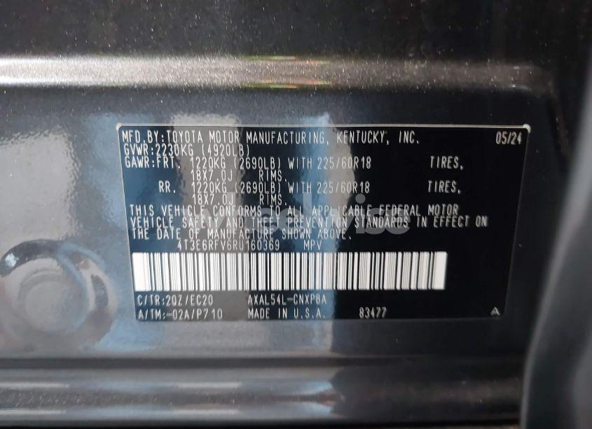 Photo 9 of 2024 Toyota Rav4 HYBRID XSE (VIN 2T1BR32E34C******)