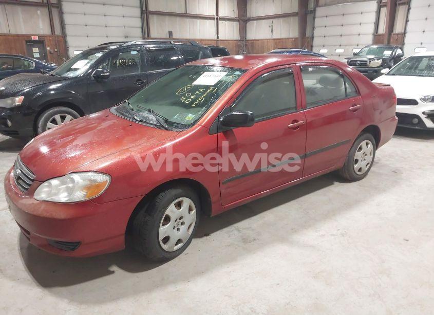 Photo 2 of 2003 Toyota Corolla CE (VIN 2T1BR32E43C149370)