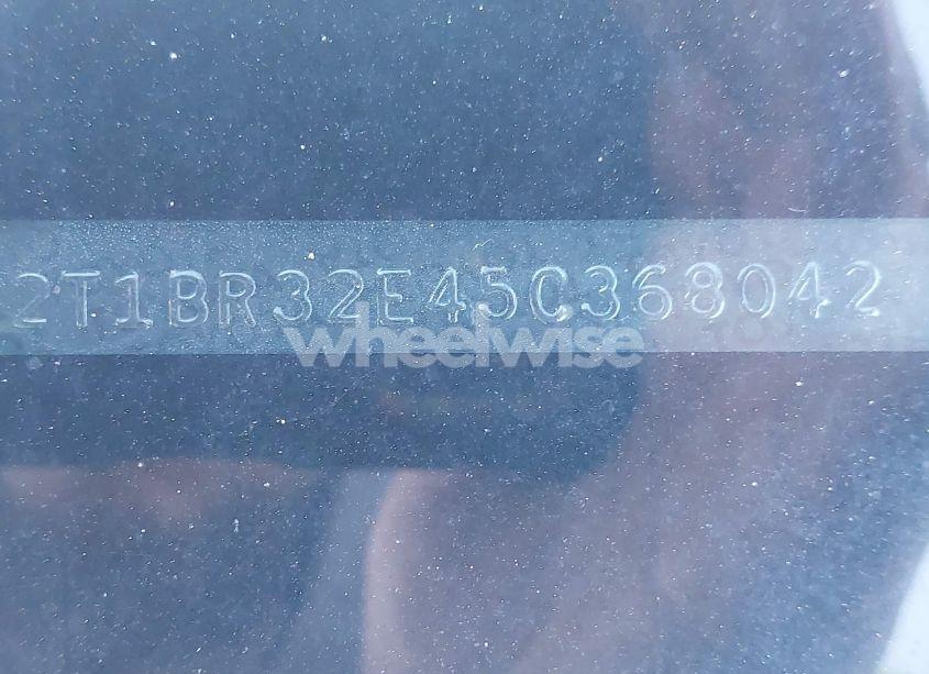 Photo 12 of 2005 Toyota Corolla CE (VIN 2T1BR32E45C368042)