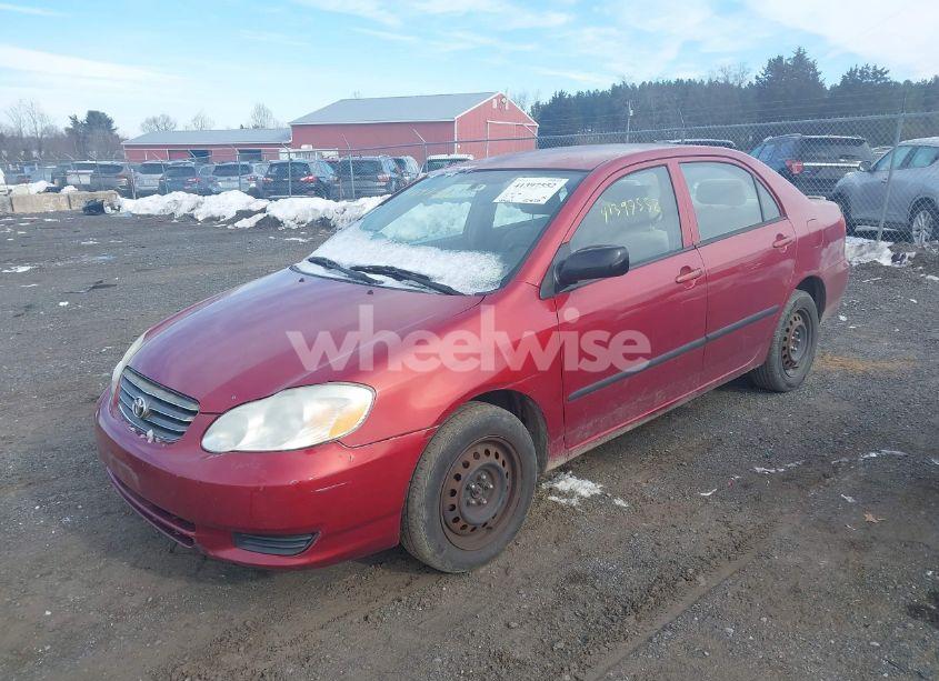 Photo 2 of 2003 Toyota Corolla CE (VIN 2T1BR32E83C080831)