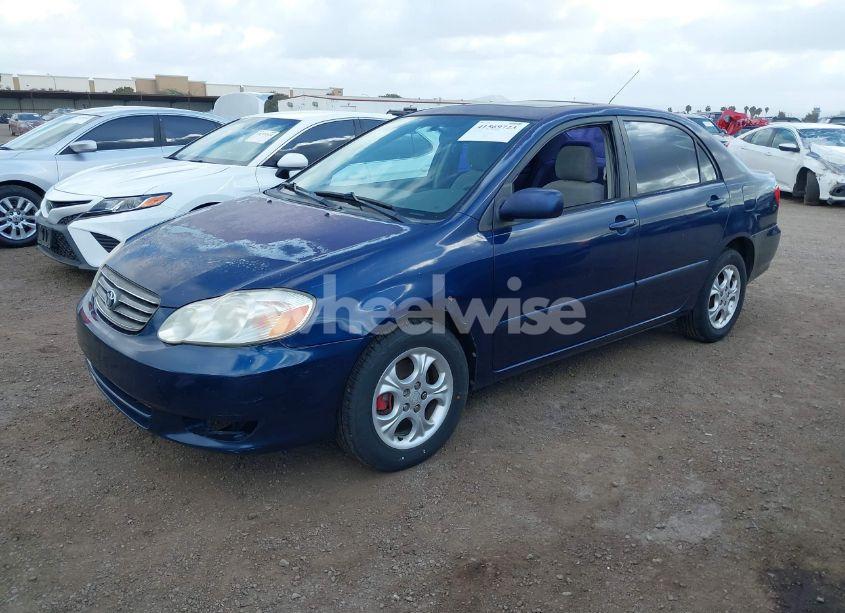 Photo 2 of 2003 Toyota Corolla LE (VIN 2T1BR32EX3C138129)