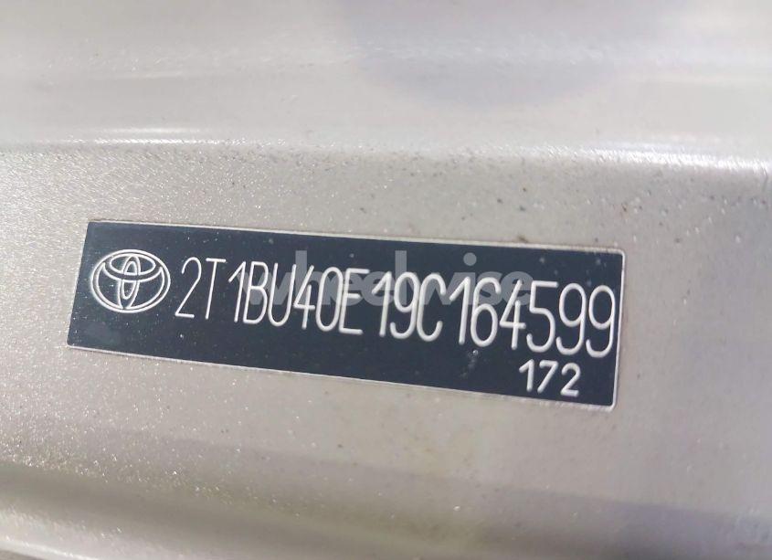 Photo 9 of 2009 Toyota Corolla LE (VIN 2T1BU40E19C164599)