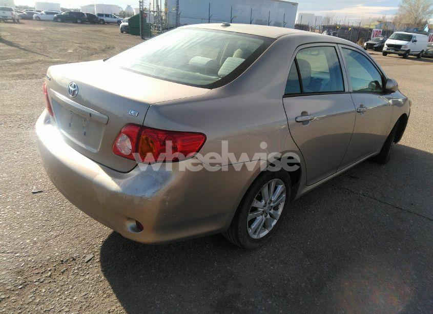 Photo 4 of 2009 Toyota Corolla LE (VIN 2T1BU40E29C011066)
