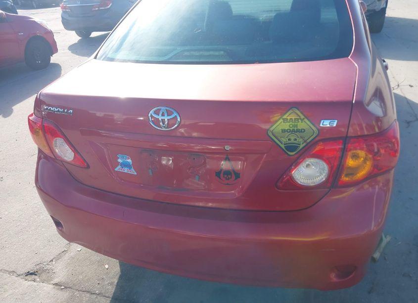 Photo 16 of 2009 Toyota Corolla LE (VIN 2T1BU40E79C158063)