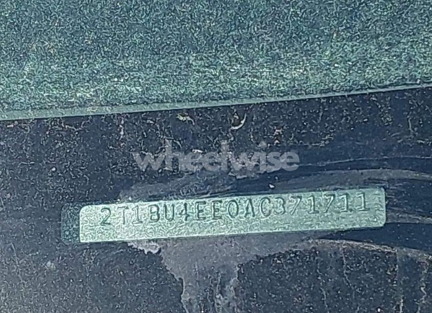 Photo 9 of 2010 Toyota Corolla (VIN 2T1BU4EE0AC371711)