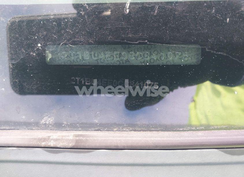 Photo 9 of 2012 Toyota Corolla S (VIN 2T1BU4EE0CC841075)