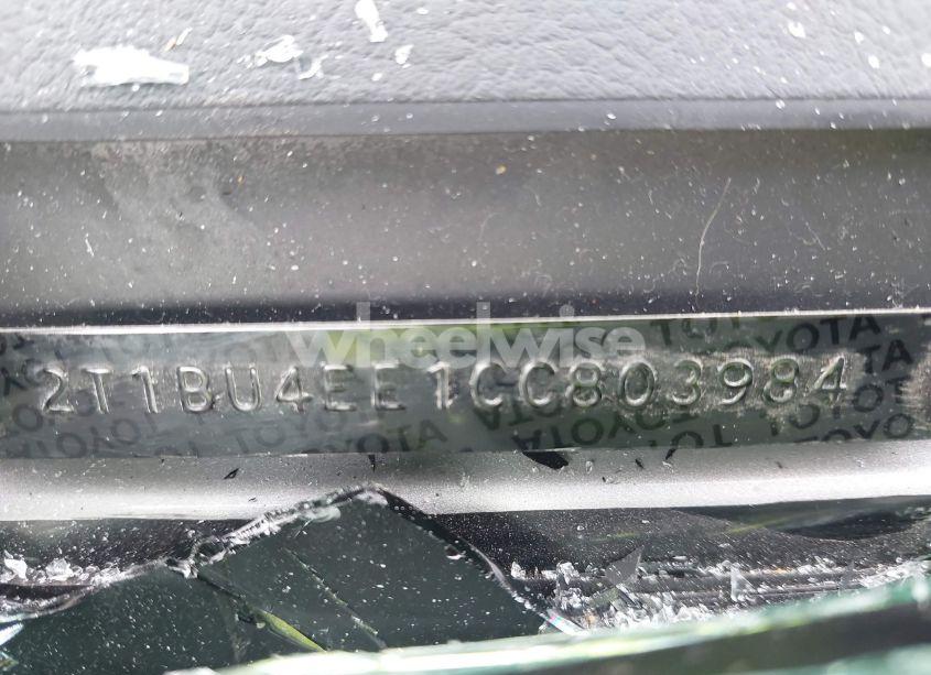 Photo 9 of 2012 Toyota Corolla S (VIN 2T1BU4EE1CC803984)