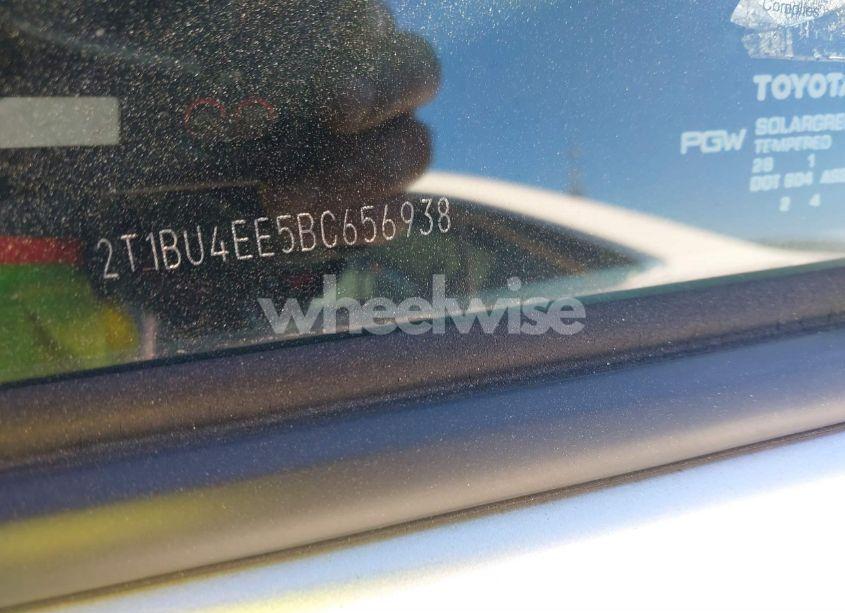 Photo 9 of 2011 Toyota Corolla S (VIN 2T1BU4EE5BC656938)