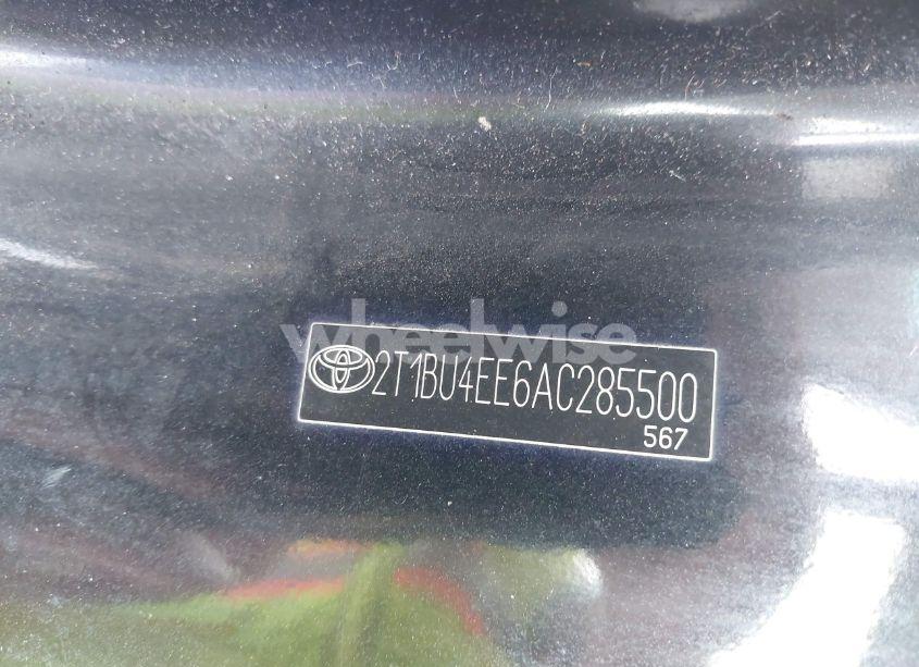 Photo 9 of 2010 Toyota Corolla LE (VIN 2T1BU4EE6AC285500)