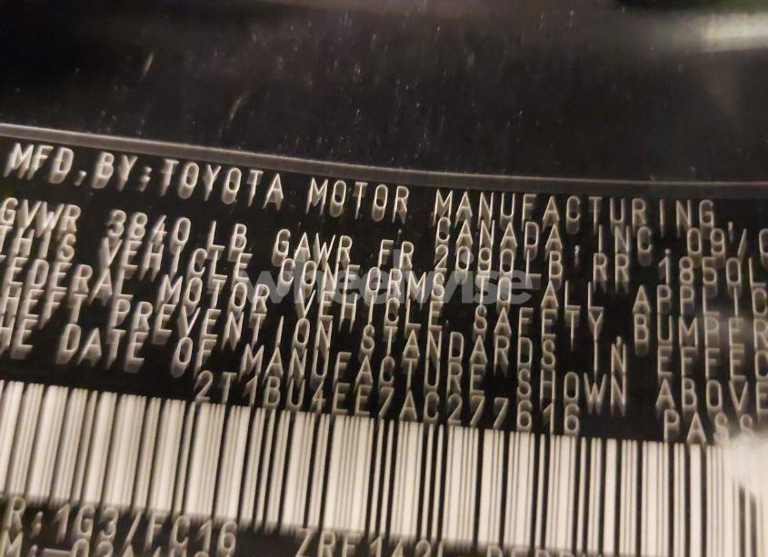 Photo 9 of 2010 Toyota Corolla LE (VIN 2T1BU4EE7AC277616)