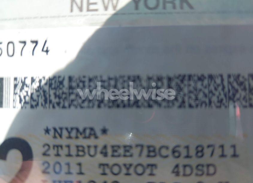 Photo 12 of 2011 Toyota Corolla LE (VIN 2T1BU4EE7BC618711)