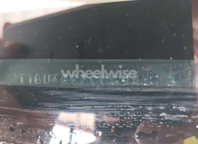 Photo 9 of 2012 Toyota Corolla S (VIN 2T1BU4EE7CC894873)