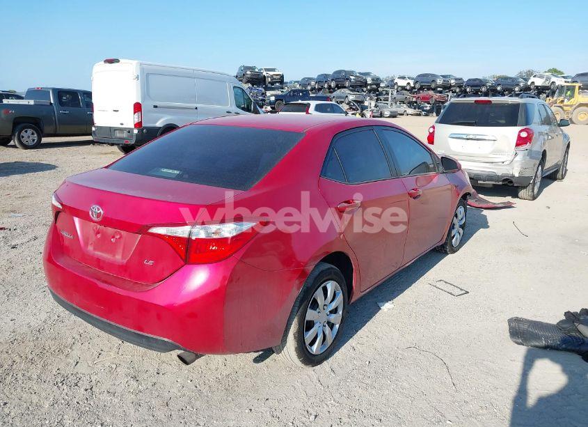 Photo 4 of 2015 Toyota Corolla LE (VIN 2T1BURHE0FC246997)