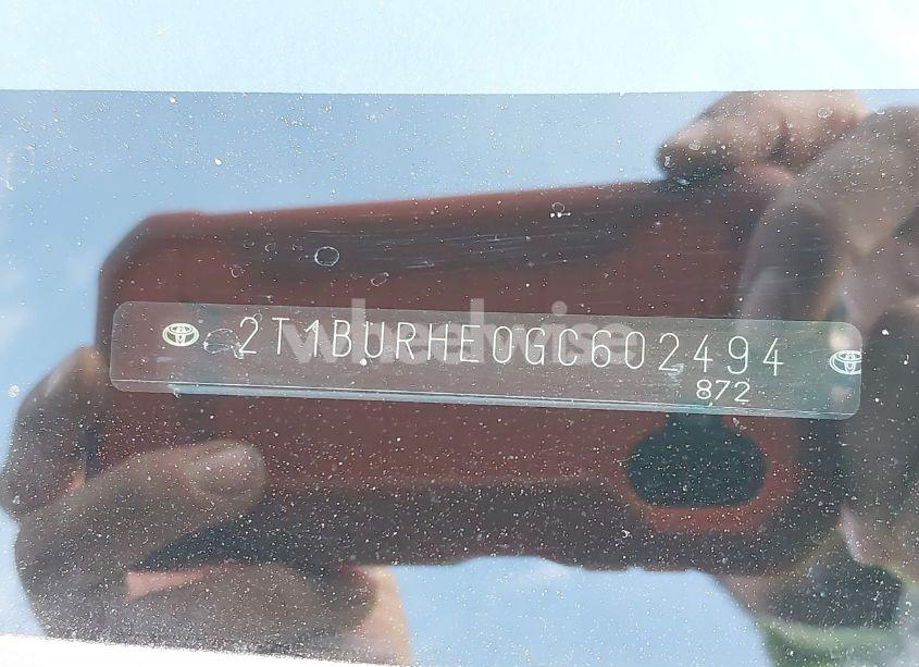 Photo 9 of 2016 Toyota Corolla LE (VIN 2T1BURHE0GC602494)