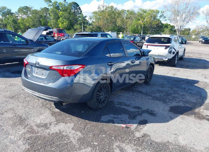 Photo 4 of 2014 Toyota Corolla LE (VIN 2T1BURHE1EC143747)