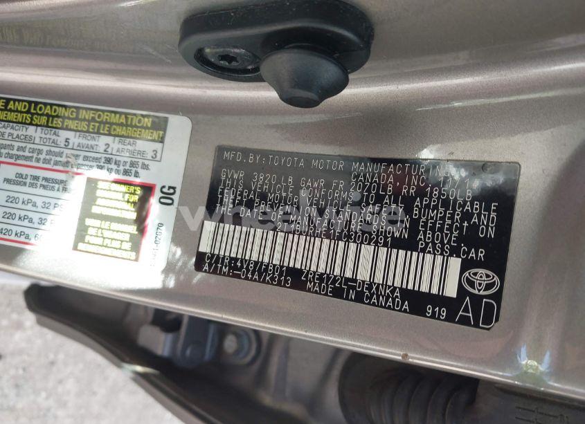 Photo 9 of 2015 Toyota Corolla LE (VIN 2T1BURHE1FC300291)