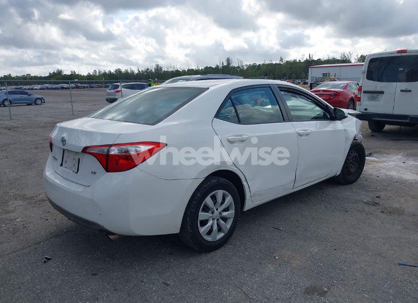 Photo 4 of 2015 Toyota Corolla LE (VIN 2T1BURHE1FC341603)