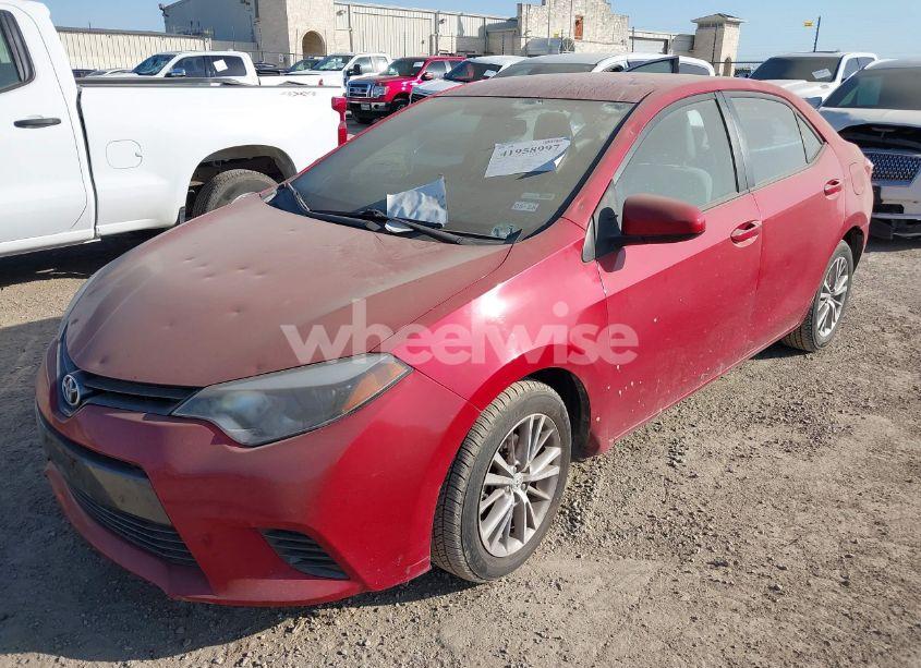 Photo 2 of 2015 Toyota Corolla LE (VIN 2T1BURHE1FC342556)
