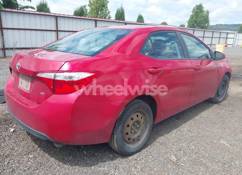 Photo 4 of 2015 Toyota Corolla LE (VIN 2T1BURHE1FC365528)