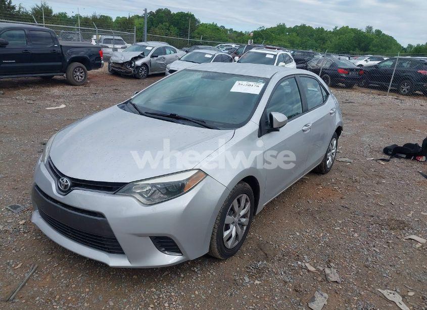 Photo 2 of 2015 Toyota Corolla LE (VIN 2T1BURHE1FC367845)