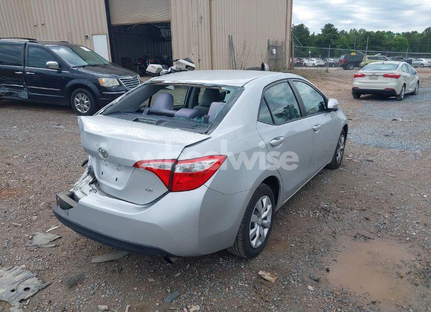 Photo 4 of 2015 Toyota Corolla LE (VIN 2T1BURHE1FC367845)