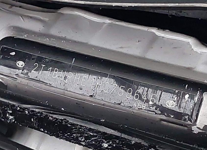 Photo 9 of 2017 Toyota Corolla LE (VIN 2T1BURHE1HC759646)