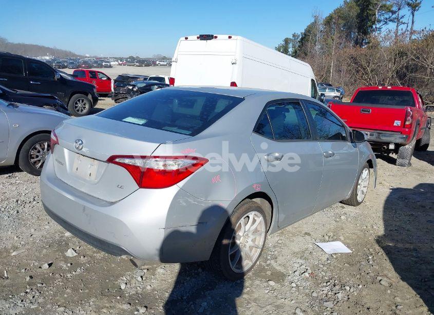 Photo 4 of 2015 Toyota Corolla LE (VIN 2T1BURHE2FC244863)