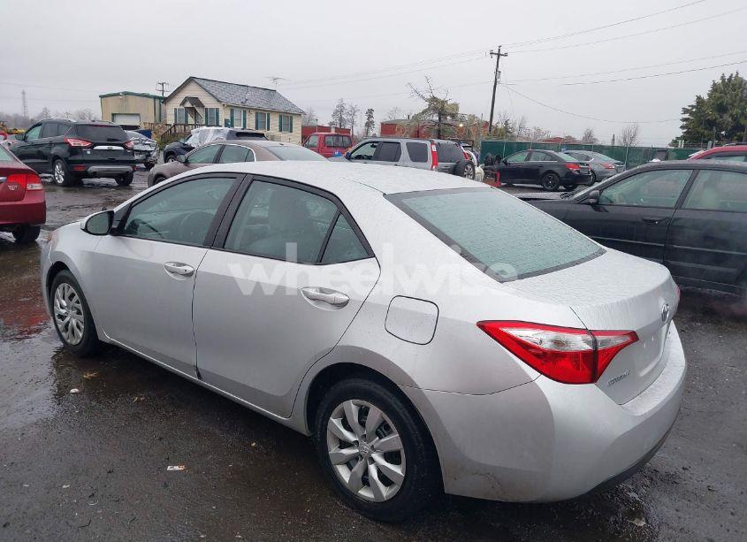 Photo 3 of 2015 Toyota Corolla LE (VIN 2T1BURHE2FC256608)