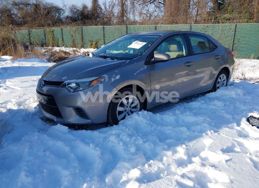 Photo 2 of 2015 Toyota Corolla LE (VIN 2T1BURHE2FC343537)